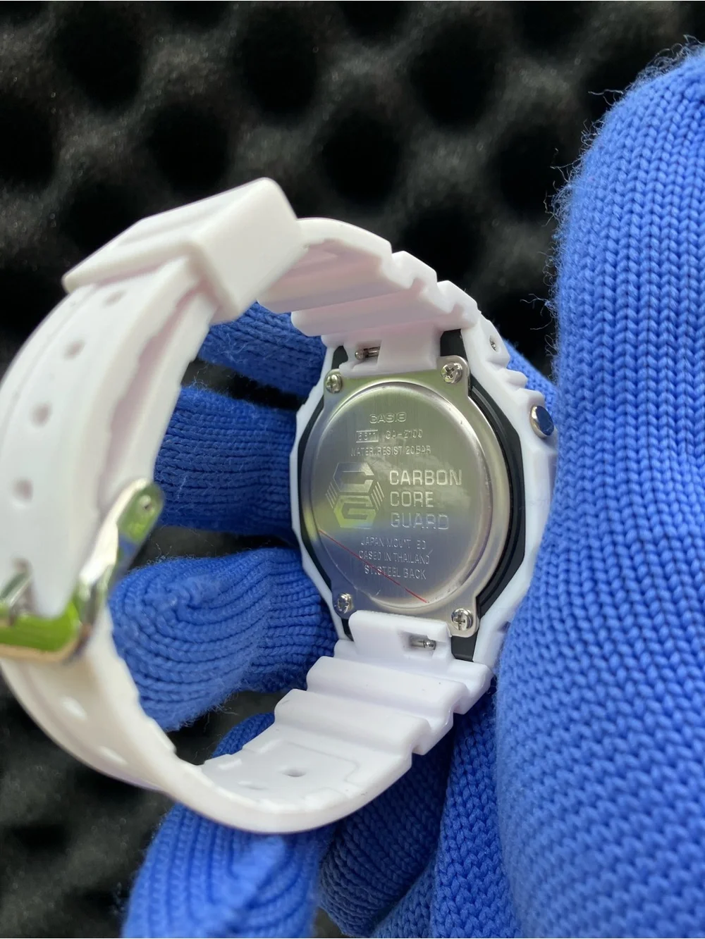 Custom G Shock White and Blue Colorway